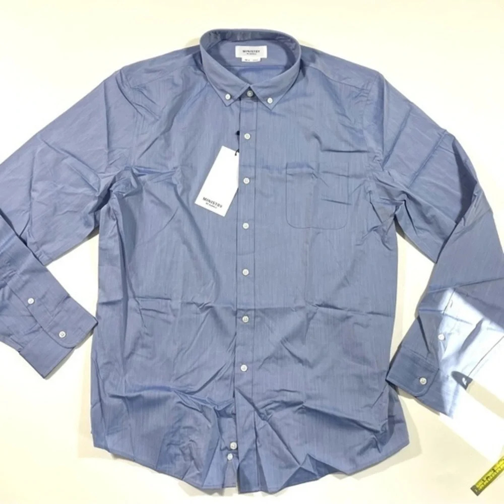 New Ministry Of Supply Mens Gemini Shirt Woven